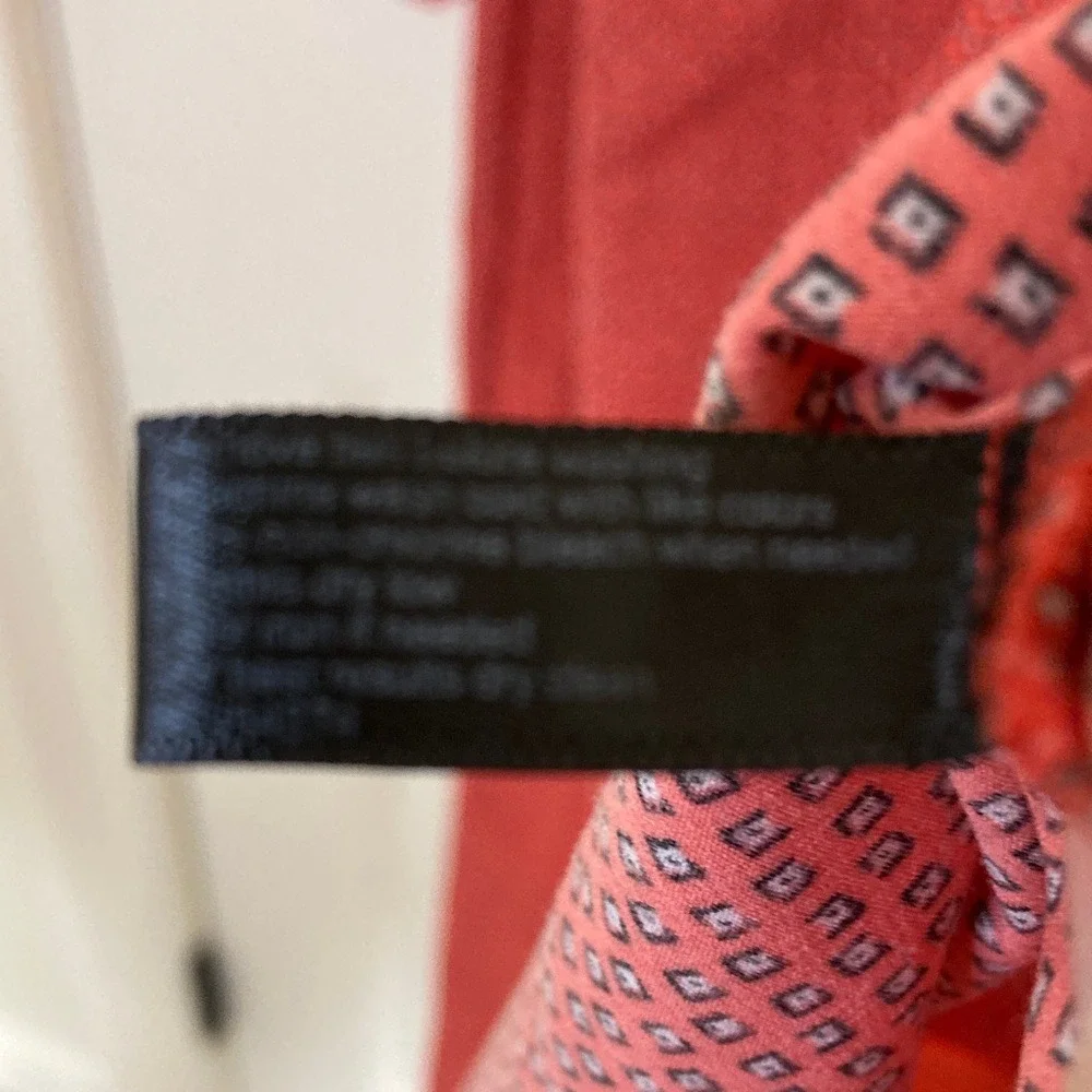 The Limited Womens Ashton Dress Size M Coral 1/2 Button-Up Shirt Dress LS Career